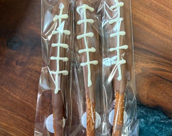 Superbowl Football Pretzel Rods
