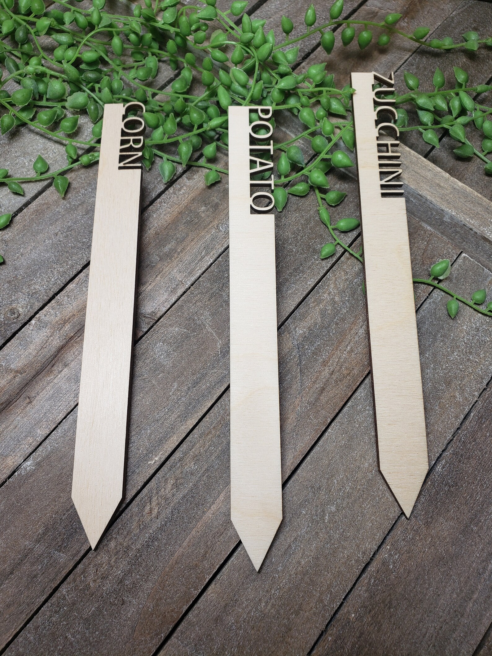 Gardening Markers/Stakes Plant Marker/Stakes Wood Etsy