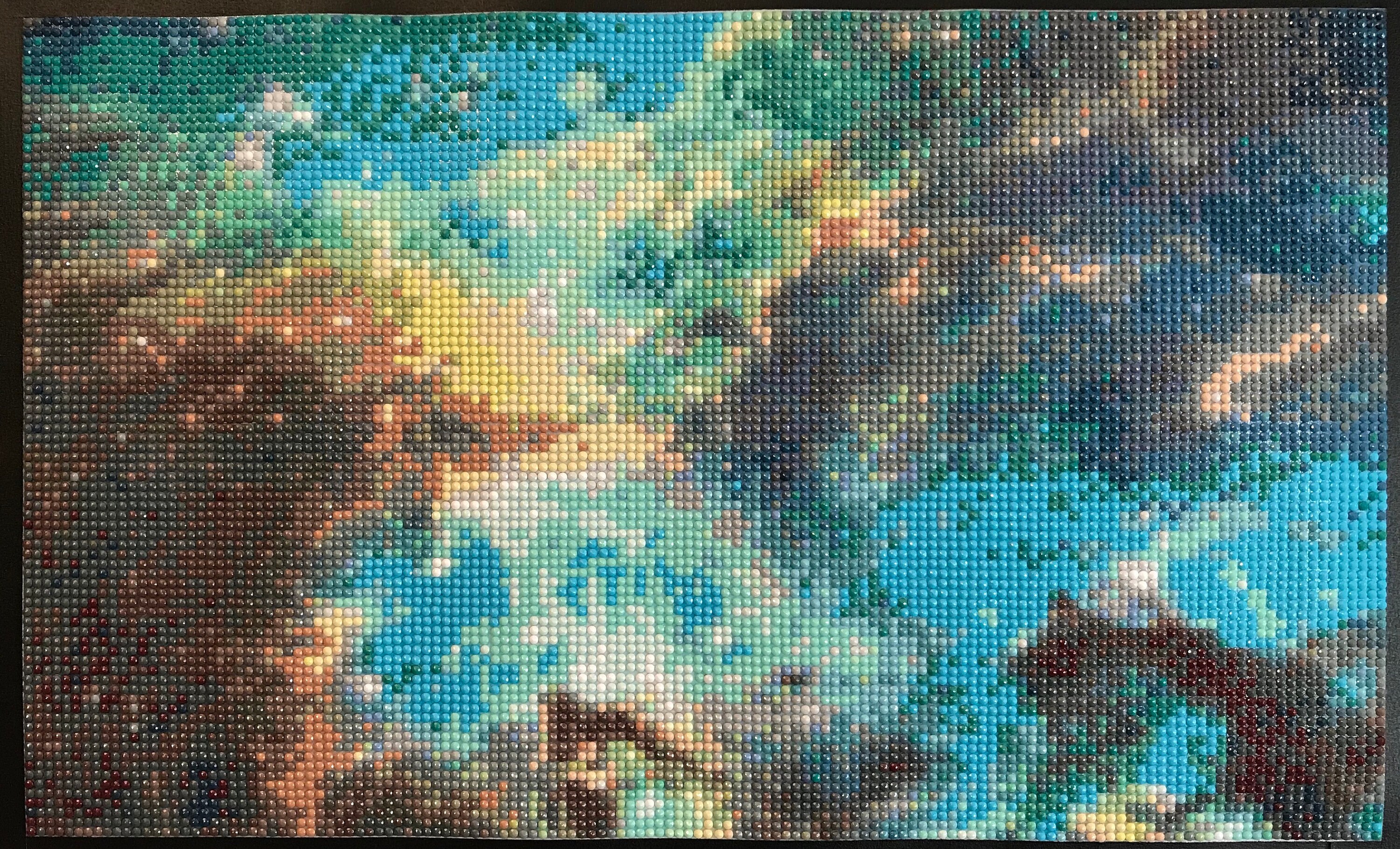 Diamond Painting Pixelart Galaxy Etsy