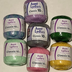 Aunt Lydia Crochet Thread, size 10
