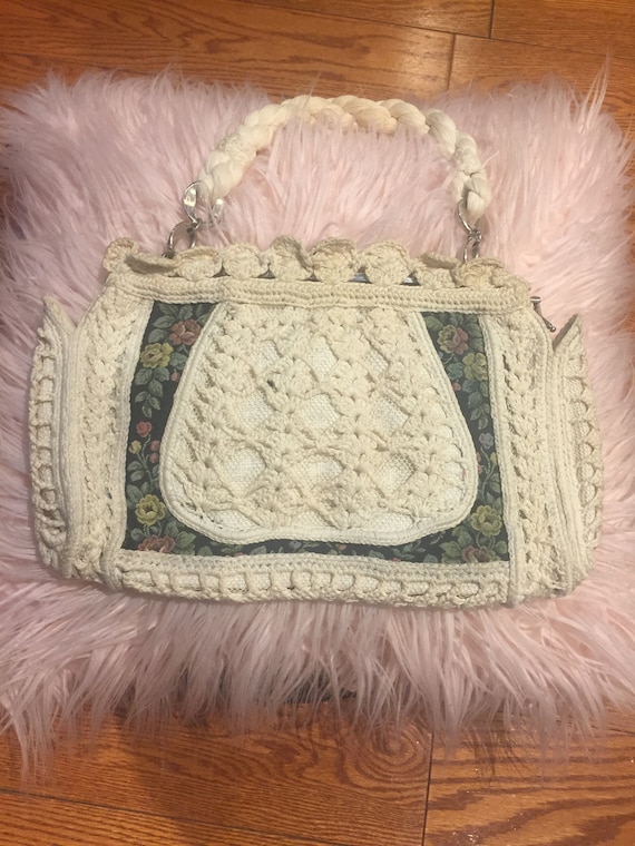 Vintage Crocheted handbag - image 1