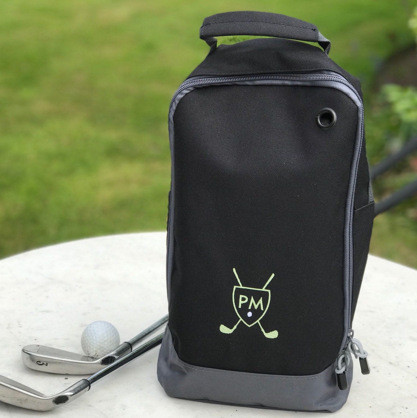 Personalised Golf Shield Shoe Bag