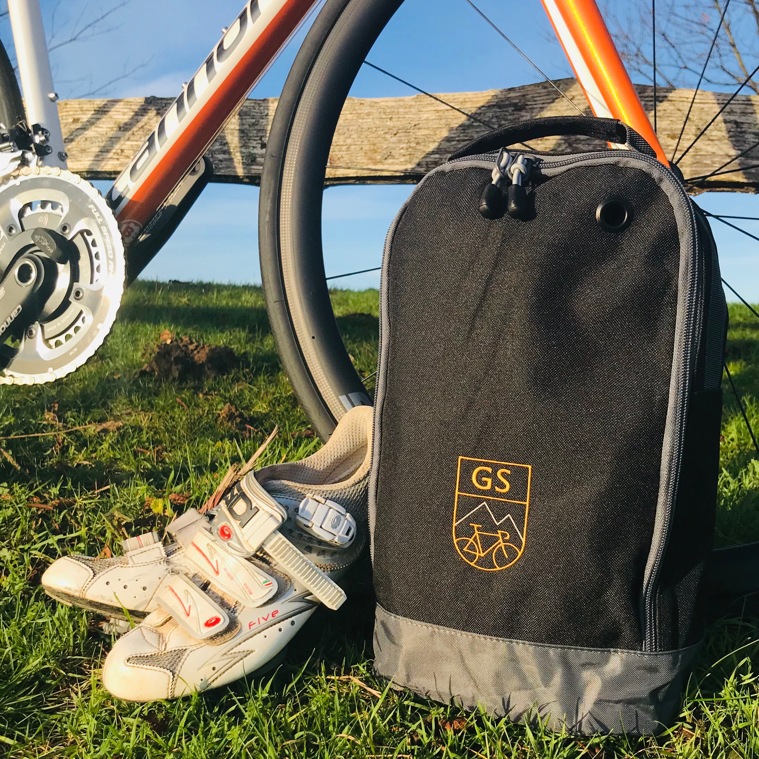Cycling shoe bag sales