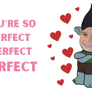 Trolls Inspired Valentines Day Printable - Etsy