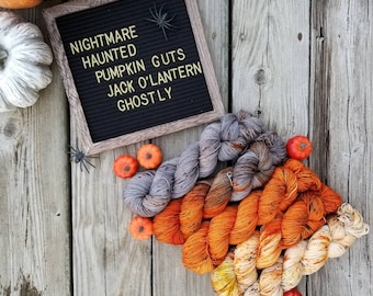 Colorways de Haunted Woods (Novelos Simples)