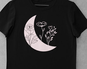 Moon Phases Shirt, Moon Shirt, It's just a phase, Womens Shirt, Cute Shirts, Hippy Shirt, Moon graphic tee, Moon phases graphic shirt, Lunar