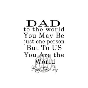 Fathers Day Gift, Fathers Day Instant Printables, Downloadable Wall Art, Art Quote, Black and White Office Decor, Digital Artwork