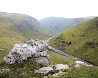 Winnats Pass, PRINTABLE WALL ART, Peak District Wall Decor, Landscape, Nature photography, Digital Download