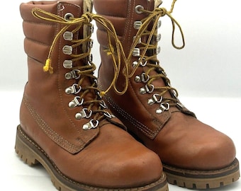 1970s Hiking boots marlene commando sole workwear UK 7