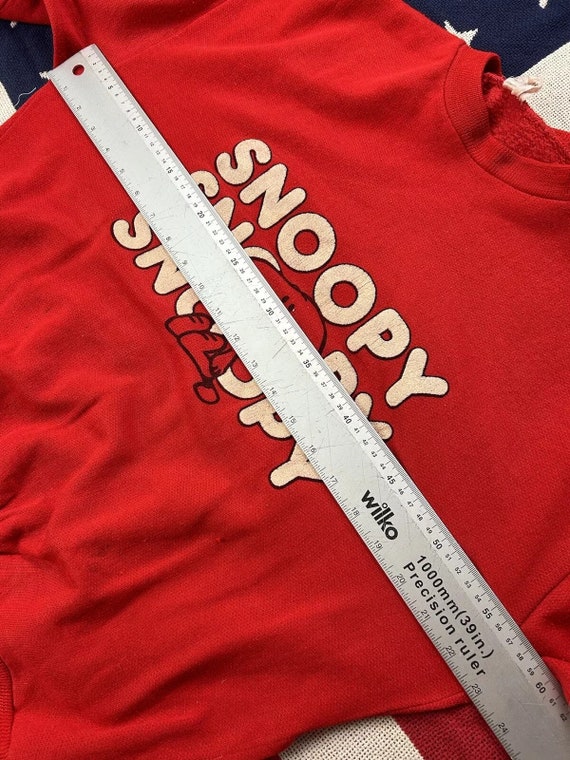 Vintage Snoopy Sweatshirt 1980s Made in Italy Charlie Brown 