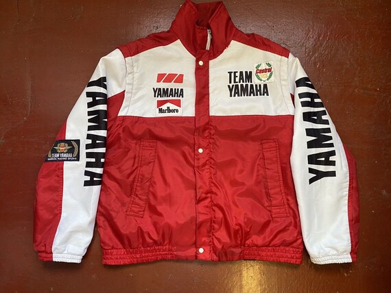 Team Yamaha 1980s Marlboro Shell Motorcycle Car Bike Racing Nylon