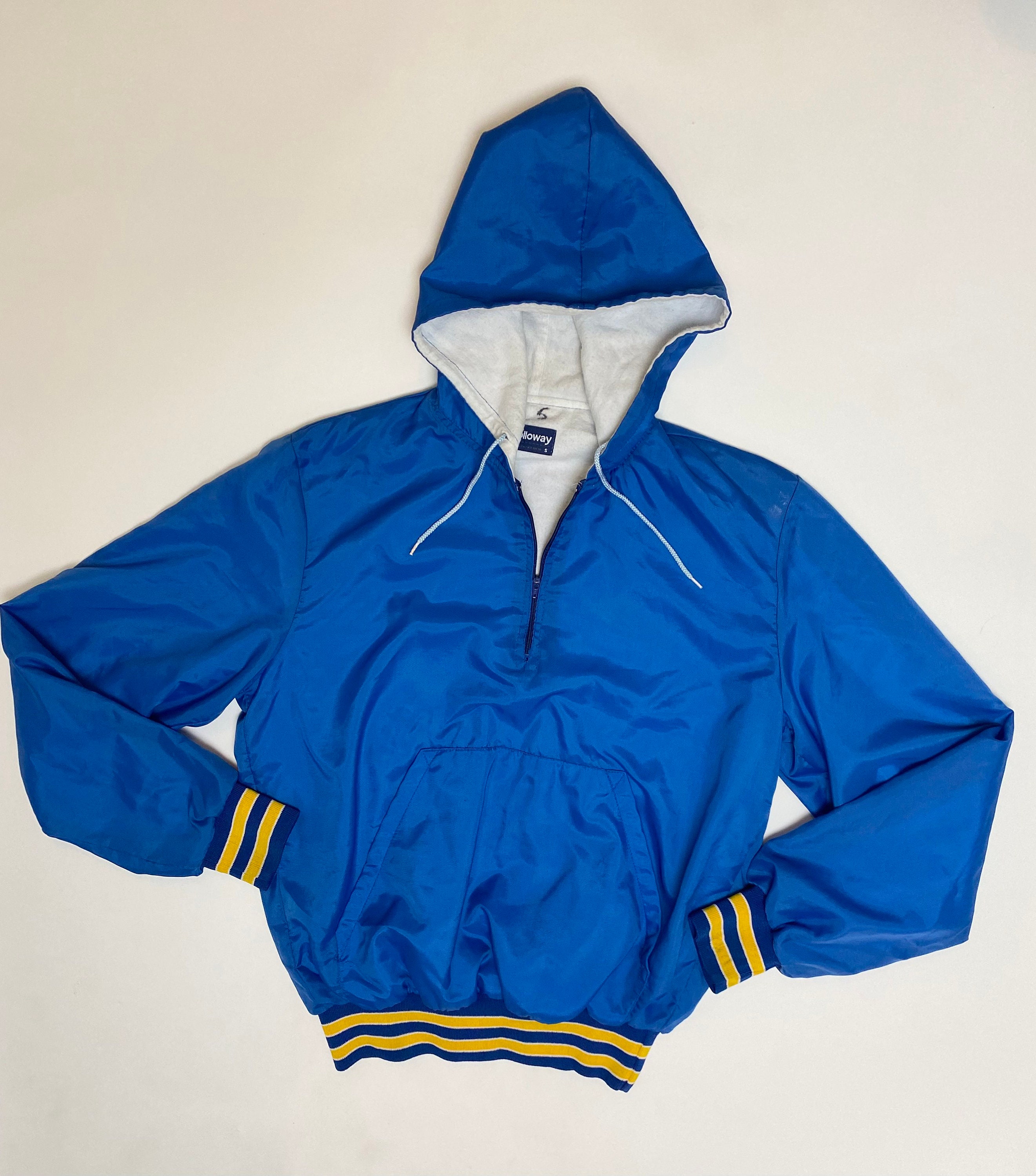 1980s Vintage Holloway Varsity Nylon Quarter Zip Made in USA - Etsy