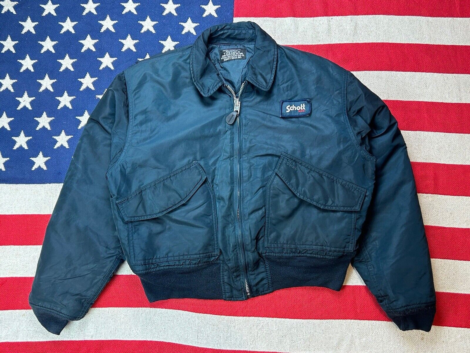 80s cwu-45p flight jacket schott sullen