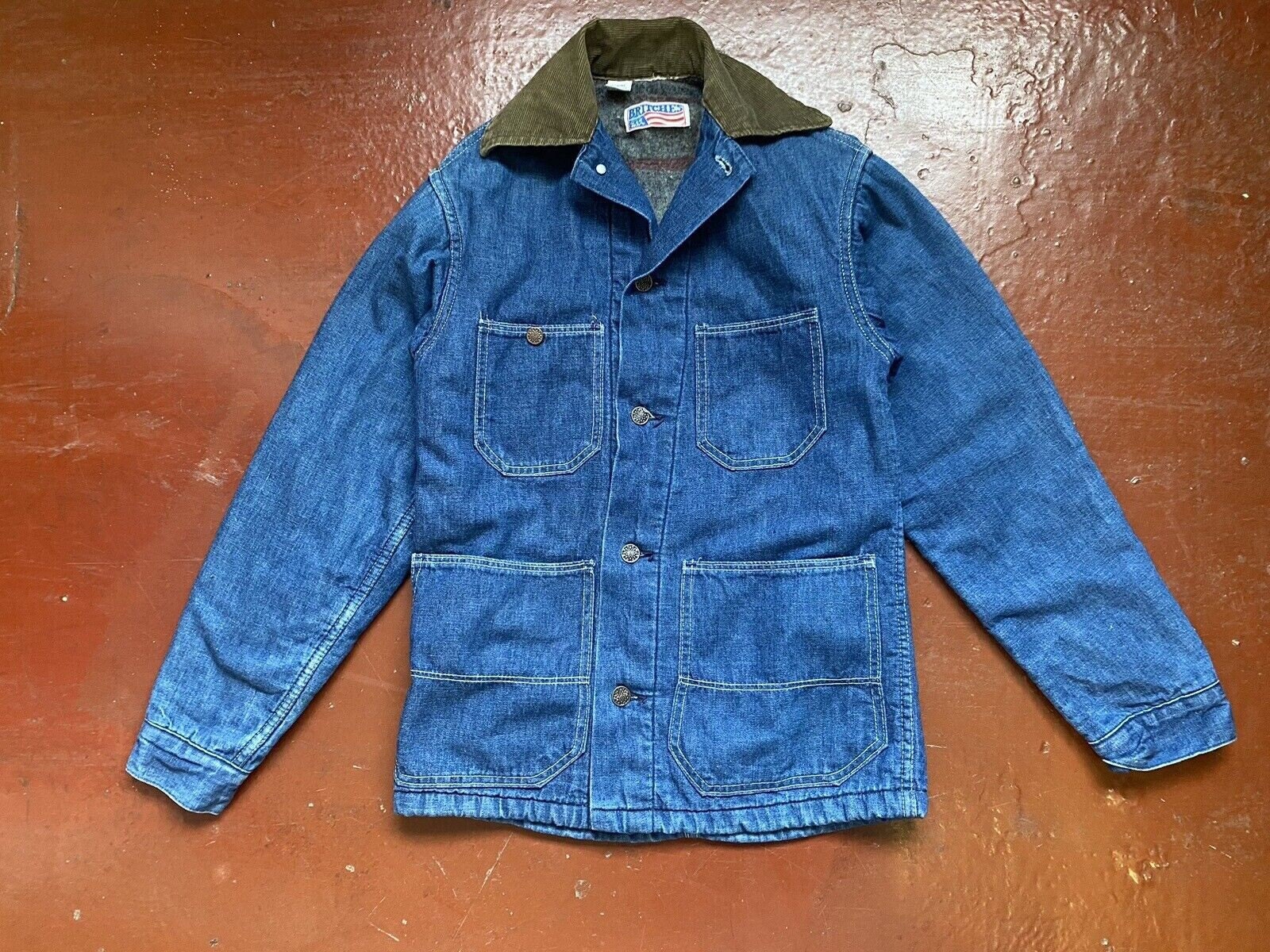 Mens denim barn jacket cheap