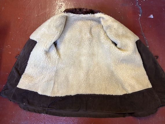 1930s barnstormer moleskin double breasted coat f… - image 2