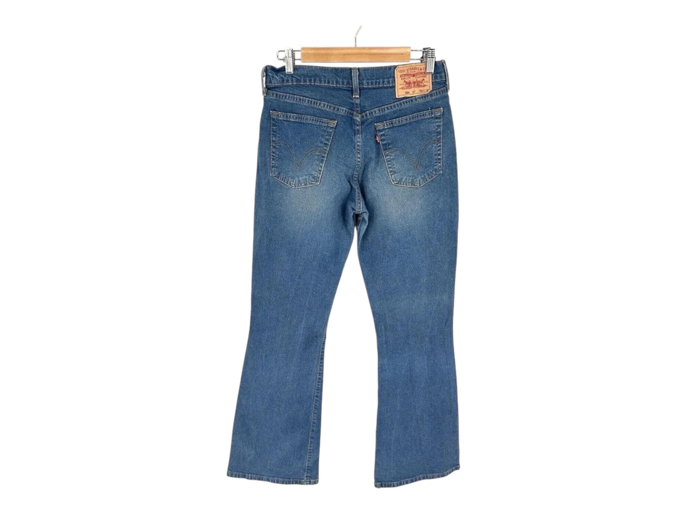 Levis Vintage Jeans Womens Flared bootcut 584 stretch 70s style W31 L32