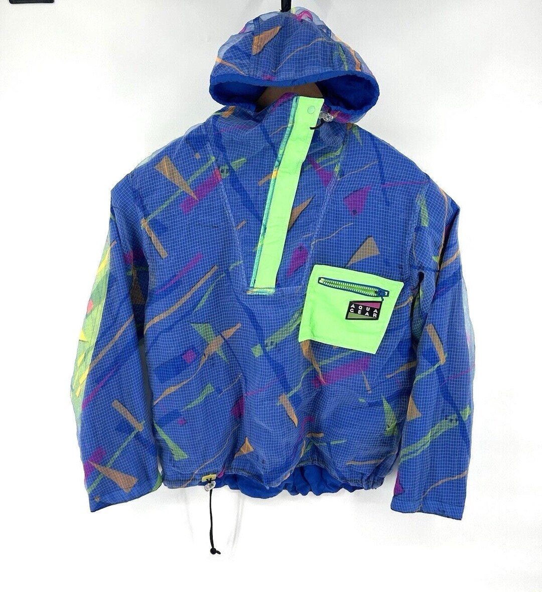 Nike Aquagear Jacket Anorak Reversible Pullover 90s Vintage Nike Aquagear Jacket Anorak Reversible Pullover 90s Vintage