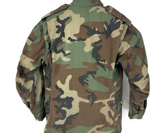 BLACK WEIRDOS Widow Jacket Size: M Asymmetric Camo Army