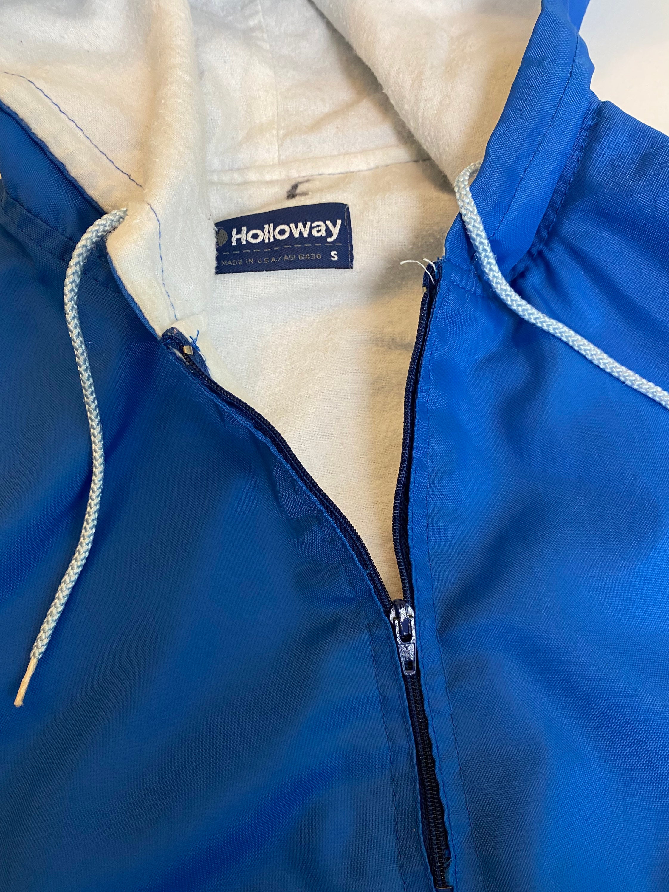 1980s Vintage Holloway Varsity Nylon Quarter Zip Made in USA - Etsy