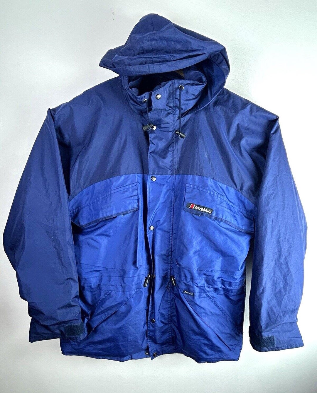 90s Berghaus Aquafoil Jacket Vintage Goretex Blue Coat Hood Outdoors Raincoat XL Etsy UK