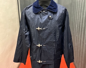 Vintage Fireman Jacket navy Clasp raincoat L FAY style 90s size  L