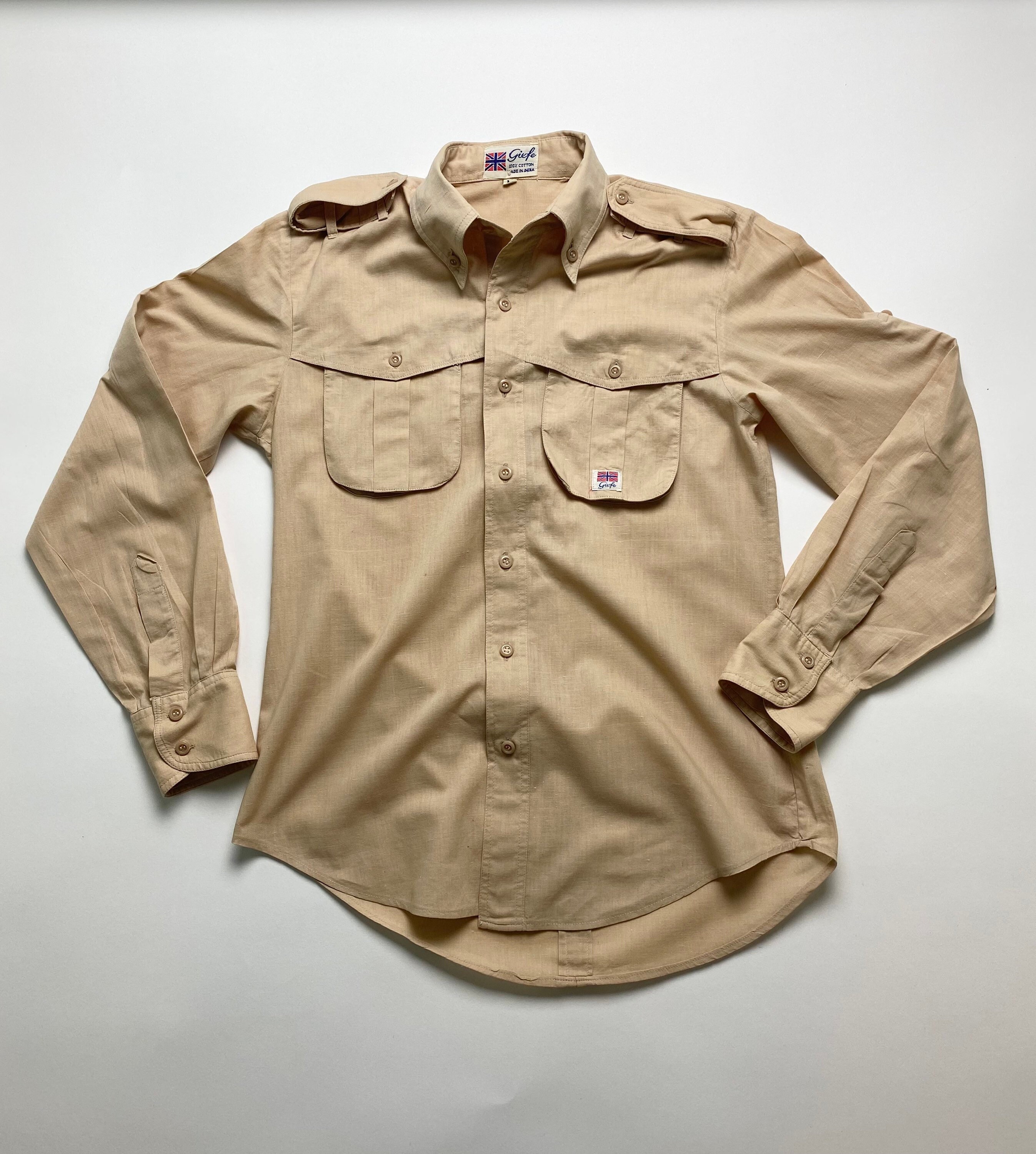 mens shirts with shoulder epaulets
