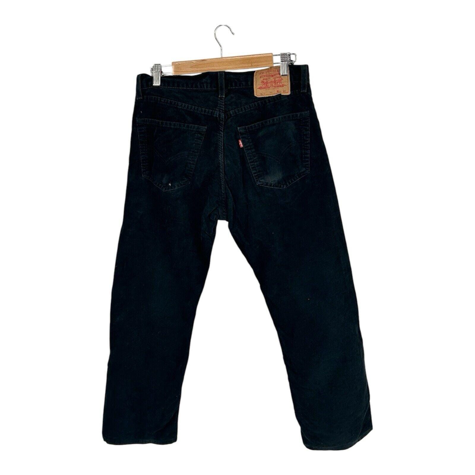 パンツ VINTAGE LEVIS BLACK 501 90s USA製 Levi'sリーバイス 501 ブラック デニムパンツ 後染め