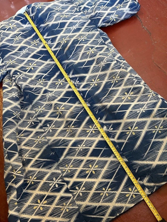 Antique Japanese padded winter kimono handstitche… - image 9