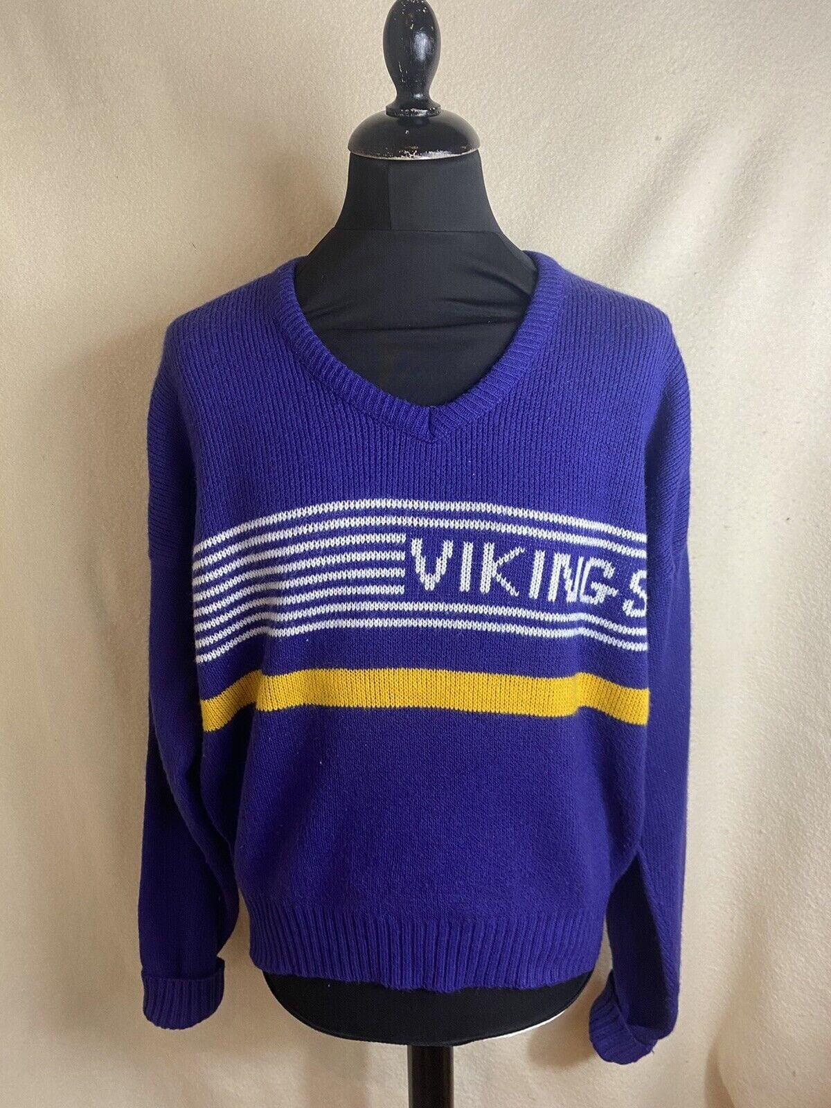 Vintage 80s Pittsburgh Penguins Sweater Medium Cliff Engle