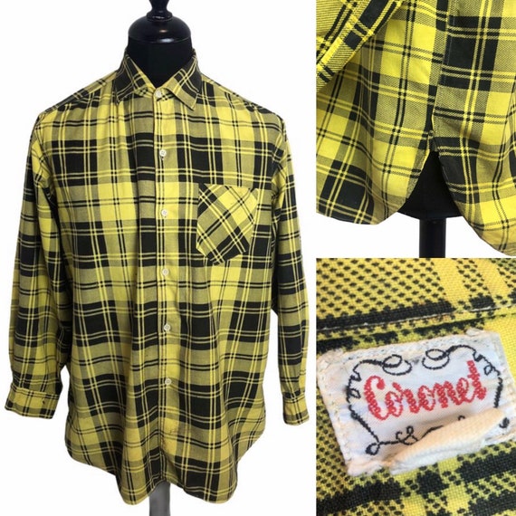 1950s 50s original rare vintage yellow and black c