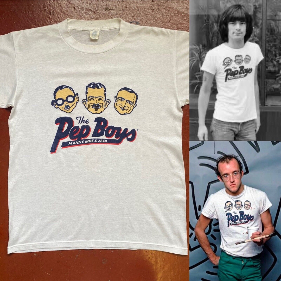 Pep Boys 1980s Single Stitch T Shirt Hotrod Garage Cars Made in 