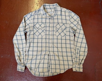 Levis LVC shorthorn flannel cotton plaid 1950s check shirt made in italy S