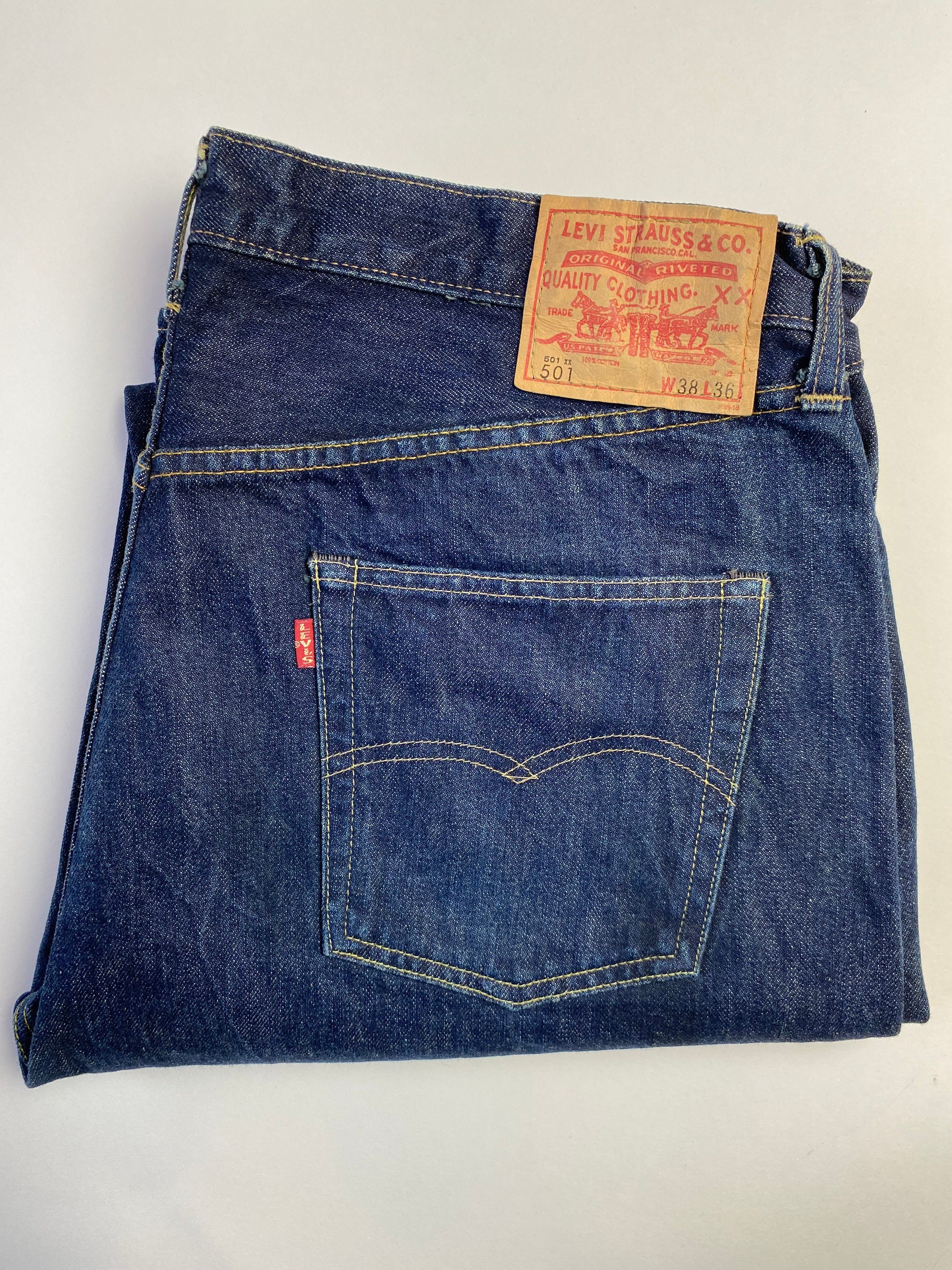 LEVI'S 505 Black W38L36 / Made in USA-