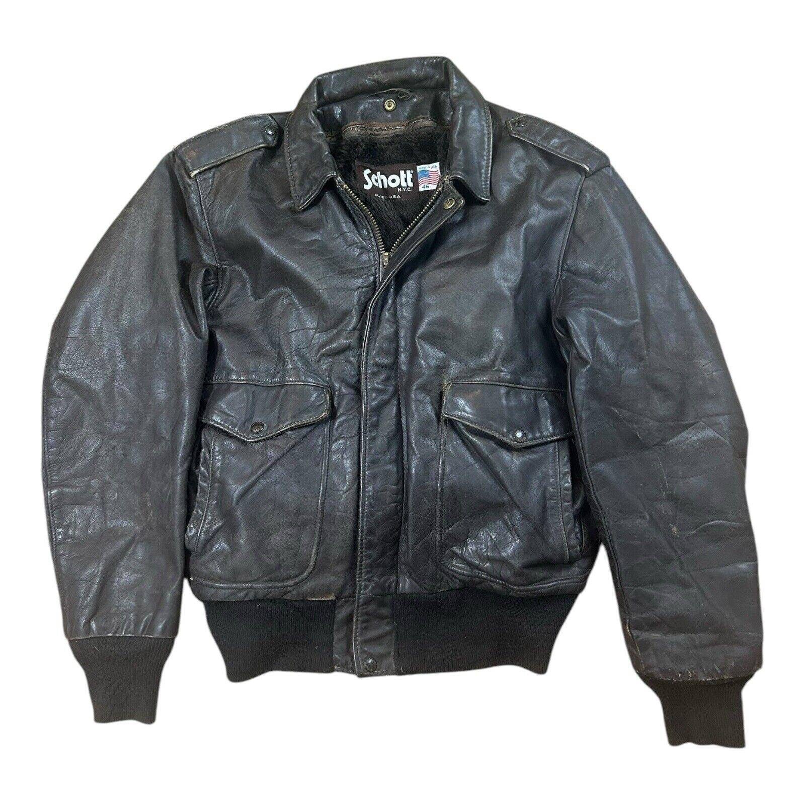 Schott A2 Jacket - Etsy Schott A2 Jacket - Etsy