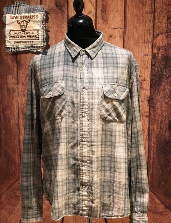 LVC Levis vintage clothing big E shorthorn flannel