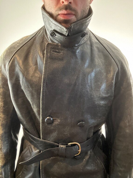 3984 Black Double Breasted Coat