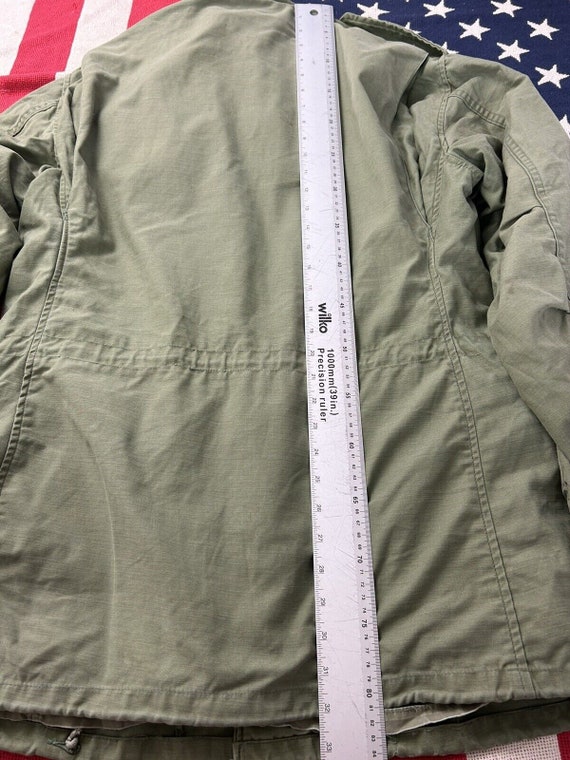 70s M65 US Army Field combat jacket OG 107 vietnam wa… Gem