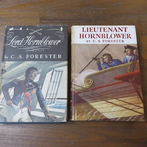 C. S. Forester Books // Lord Hornblower First Edition 1946 // Lieutenant Hornblower 1952 // C. S. Forester  Antique Book Set