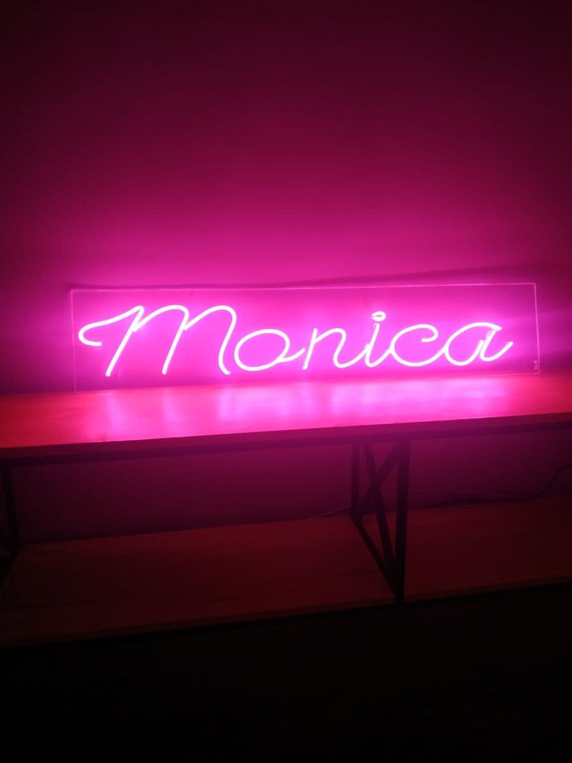 Monica Neon Sign Neon Sign Personalize Gifts Led Neon | Etsy