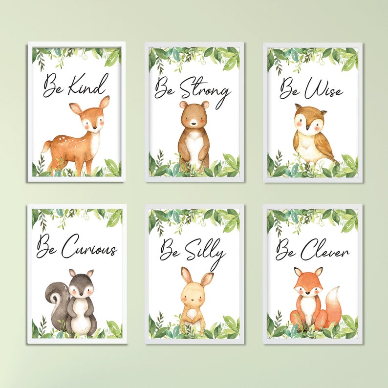 12 Woodland Nursery Decor Girl Woodland Nursery Wall Decor Girls | Seychelles