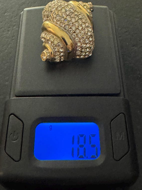Vintage Unsigned SPHINX Shell Brooch, Numbered A2… - image 10
