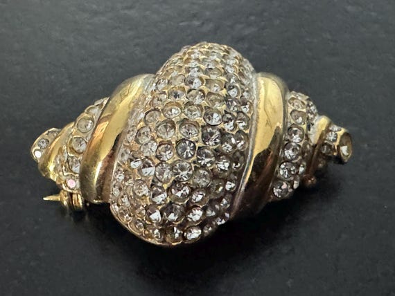 Vintage Unsigned SPHINX Shell Brooch, Numbered A2… - image 6