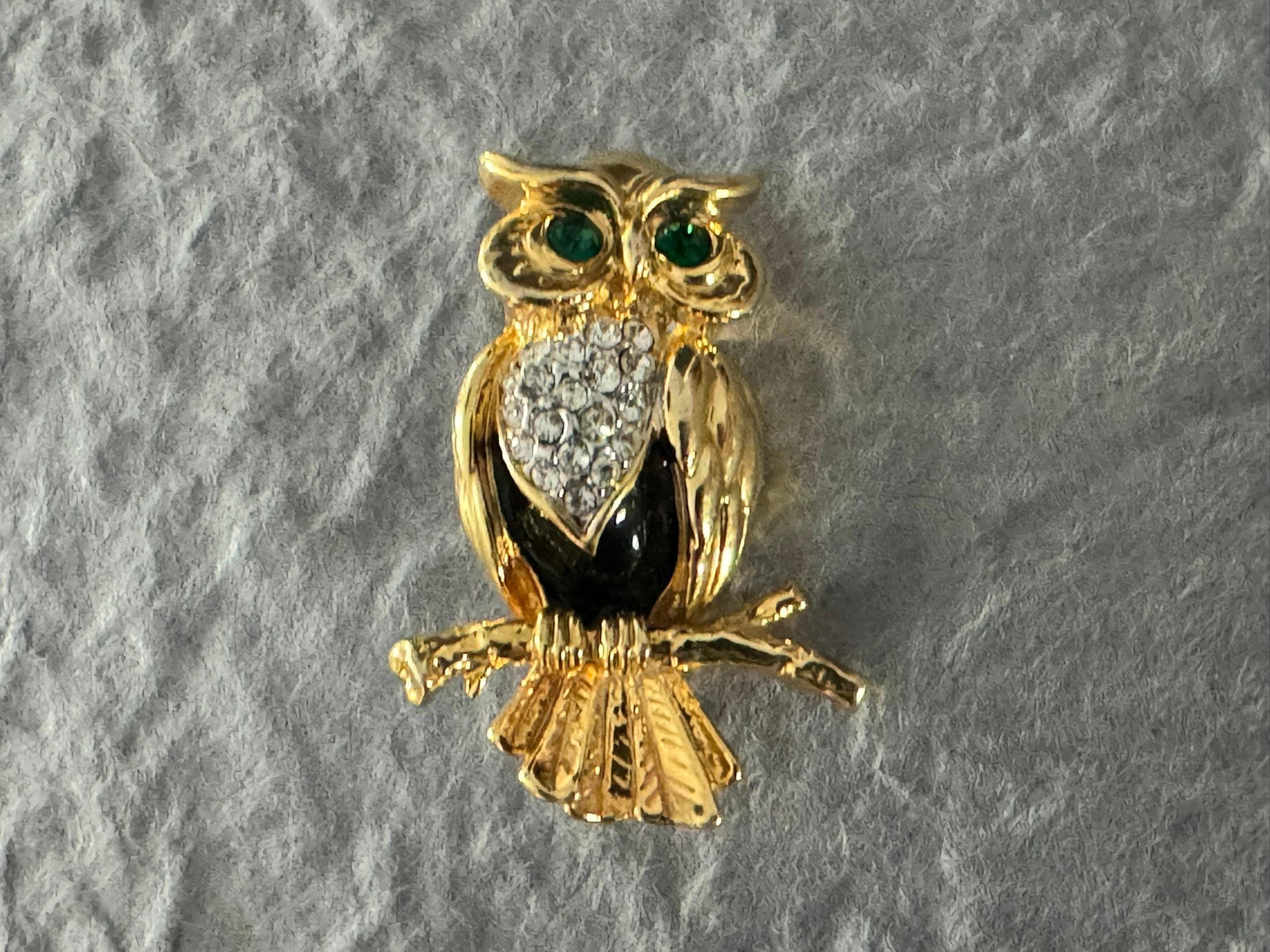 Broche antique en bois d'ébène sculptée à la main / revers / épingle à