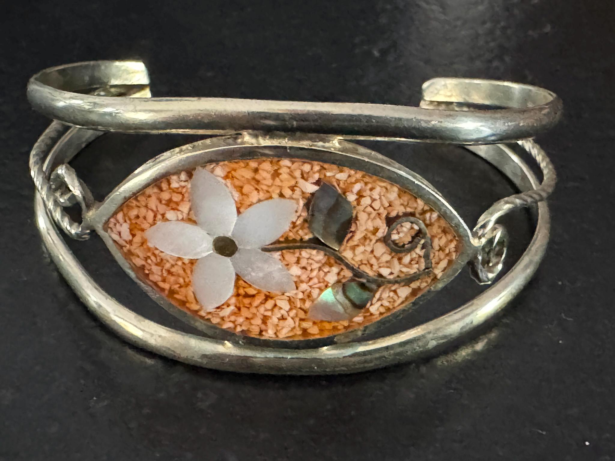 Abalone Shell Alpaca Mexico Bracelet - Etsy