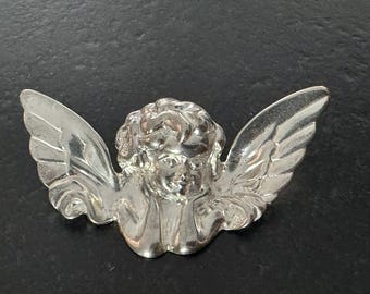 PREMIER DESIGNS ANGEL-hanger, grote statement zilverkleurige cherubijnhanger