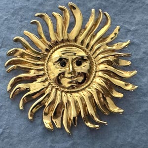 Joseff of hollywood sun brooch - Etsy 日本