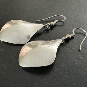 Orecchini pendenti vintage in argento sterling messicano, firmati Mexico TC-180 CCA 925 orecchini pendenti