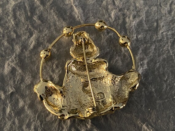 Vintage Signed AJC Juggling Clown brooch, Stateme… - image 8