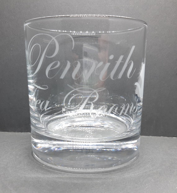 Personalised Withnail /& I inspired Penrith Tea Rooms Etched Tumbler Glass