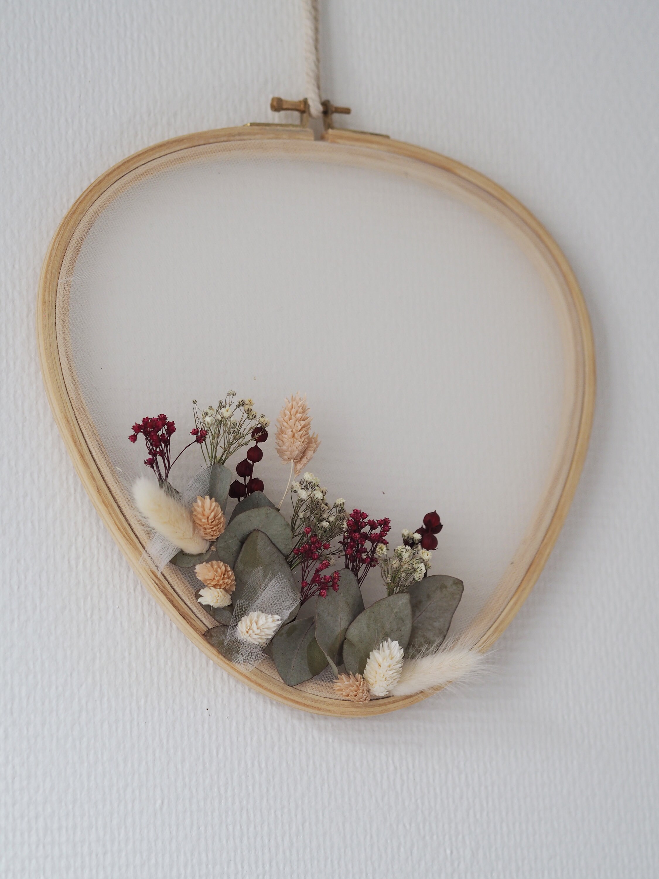 Tambour à Broder Fleurie